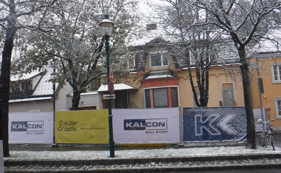 Baustelleneinrichtung Einfamilienhaus